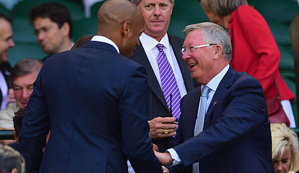 Sir Alex Ferguson ist weiterhin ein gern gesehener Gast in den englischen Stadien