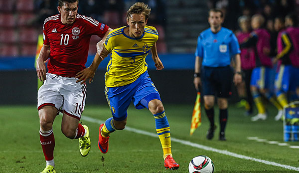 Ludwig Augustinsson war für Schweden bei der U21-EM 2015 aktiv