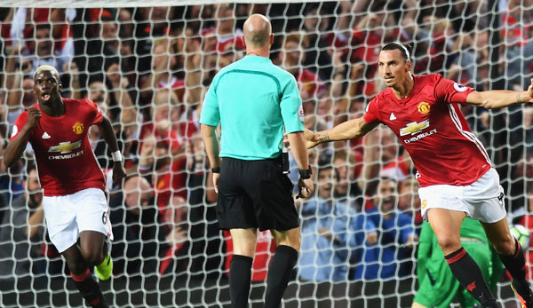 Paul Pogba und Zlatan Ibrahimovic haben United zum Sieg geführt