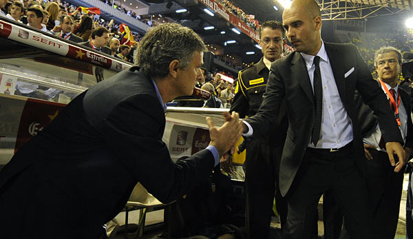 Pep Guardiola (r.) und Jose Mourinho werden wohl keine Freunde fürs Leben