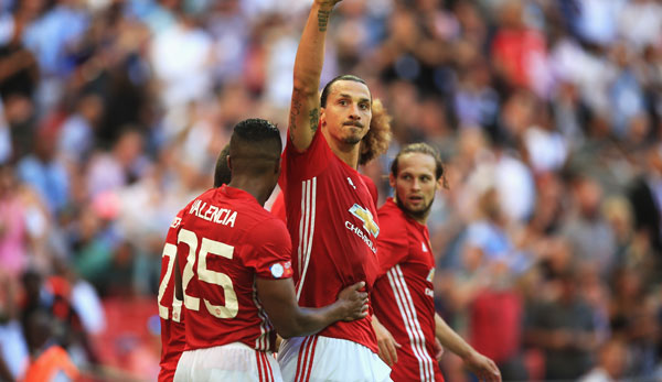 Zlatan Ibrahimovic fühlt sich bei United wohl