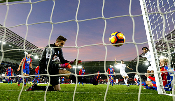 Die Zuschauer beim Heimspiel Swanseas gegen Crystal Palace sahen neun Treffer