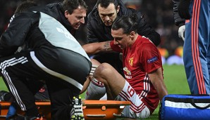Zlatan Ibrahimovic verletzte sich schwer am Knie