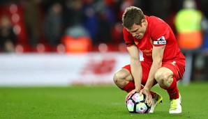 James Milner hofft noch mit dem FC Liverpool die Gruppenphase der Champions League zu erreichen