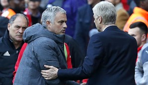 Jose Mourinho musste Arsene Wenger nach der Niederlage gegen Arsenal London gratulieren