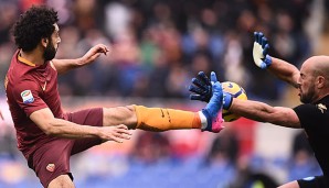 In der Serie A erzielte Mohamed Salah in 65 Spielen 29 Tore für die Roma