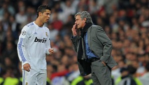 Arbeiteten einst zusammen bei Real Madrid: Cristiano Ronaldo und Jose Mourinho