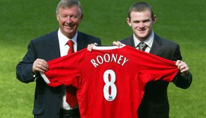 2. Wayne Rooney (zu Manchester United, 2004): 154,8 Millionen Euro