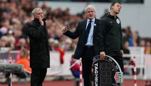 Jose Mourinho und Mark Hughes hatten in Stoke nicht das beste Verhältnis