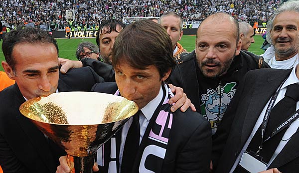 Zwischen 2012 und 2014 wurde Antonio Conte mit Juventus dreimal in Folge italienischer Meister
