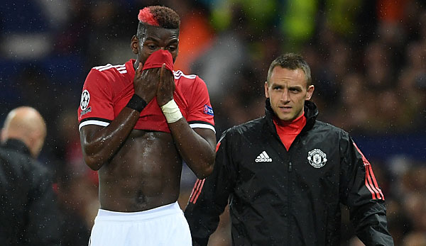 Paul Pogba wird Manchester United wegen einer Oberschenkelverletzung auf unbestimmte Zeit fehlen