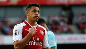 Platz 4: Alexis Sanchez (FC Arsenal) - Stärke: 89