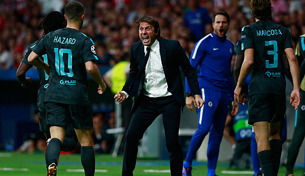 Antonio Conte holte nach einer verkorksten Vorsaison mit dem FC Chelsea 2017 den Meistertitel