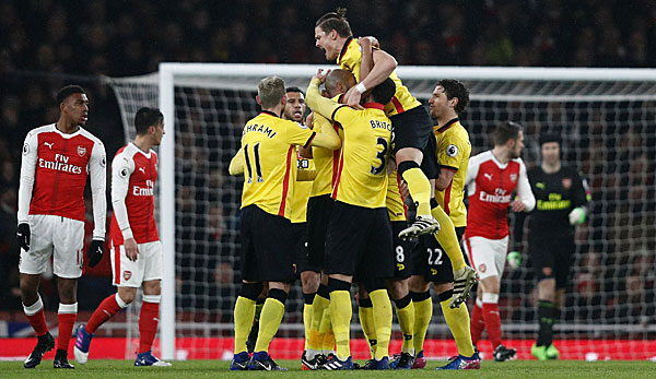Die bis dato letzte Begegnung verlor der FC Arsenal zu Hause im Emirates mit 1:2 gegen den FC Watford