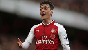 Mesut Özil steht nach schwachen Leistungen beim FC Arsenal im Zentrum der Kritik