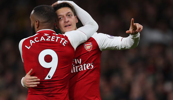 Alexandre Lacazette und Mesut Özil sind die Fixpunkte im Offensivspiel von Arsenal