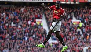 Romelu Lukaku bejubelt seinen Treffer für Manchester United.