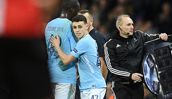 Sein Debüt für die Profimannschaft von Manchester City feierte Phil Foden im November gegen Shakhtar Donetsk.