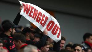 Die Wenger Out-Schilder sind längst nicht mehr nur im Emirates Stadium zu sehen, sie werden mittlerweile auf der ganzen Welt in die Luft gestreckt.