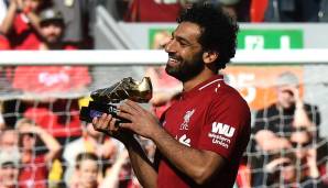 Mohamed Salah (FC Liverpool - Gesamtstärke 98) erzielte 32 Tore in der Liga. Spieler der Saison.