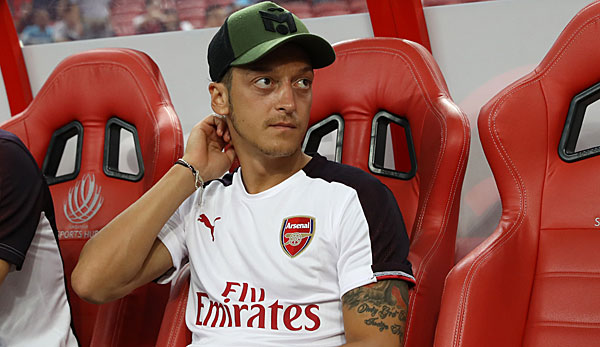Mesut Özil kam gegen Atletico für Arsenal noch nicht zum Einsatz