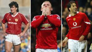 Mark Hughes, Wayne Rooney und Ruud van Nistelrooy: Sie alle trugen das Trikot mit der Nummer 10 bei Manchester United.