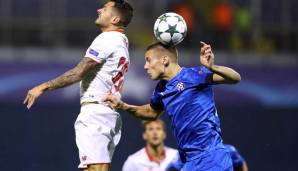 Leicester City hat sich in der Defensive verstärkt: Filip Benkovic (r.) kommt von Dinamo Zagreb.