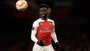 Bukayo Saka (FC Arsenal), Linksaußen, 17 Jahre: Mit seinem Tempo und seiner Technik ist der kräftige Flügelspieler eine Gefahr für jeden Verteidiger. Sammelte für Arsenals "First Team" einige Einsatzminuten und überzeugte.