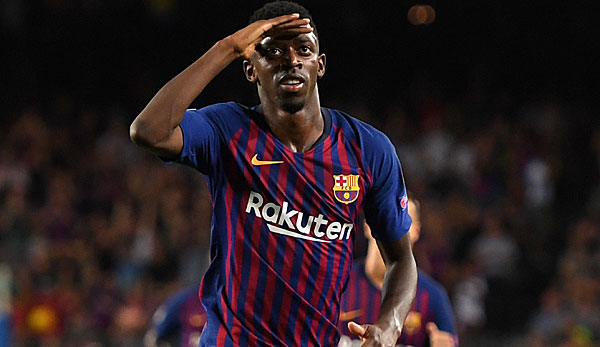 Ousmane Demebele steht beim FC Barcelona in der Kritik.