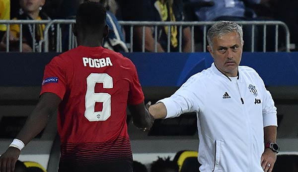 Zwischen Paul Pogba und Jose Mourinho gab es Probleme.