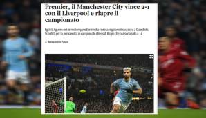 Gelingt Man City nun doch noch die Titelverteidigung? Zurückgemeldet hat man sich jedenfalls, wie die Gazzetta dello Sport vermeldet.