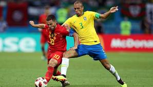 Für Eden Hazard ist das WM-Viertelfinale 2018 gegen Brasilien sein bislang größter Erfolg.