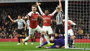 Traf zur Führung für den FC Arsenal, musste dann aber verletzt runter: Aaron Ramsey.
