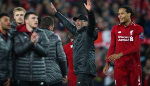 Jürgen Klopp bejubelt den Einzug ins Champions-League-Finale mit dem FC Liverpool.