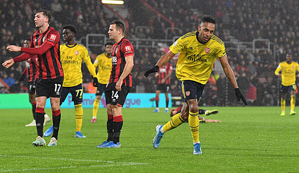 Pierre-Emerick Aubameyang rettete dem FC Arsenal am Boxing Day einen Punkt.