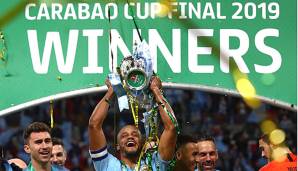 Vincent Kompany und Manchester City sicherten sich in der vergangenen Saison den Titel im Carabao Cup.