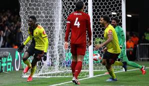 Ausgerechnet beim Abstiegskandidaten FC Watford ist die historische Siegesserie des FC Liverpool mit Jürgen Klopp in der englischen Premier League gerissen.