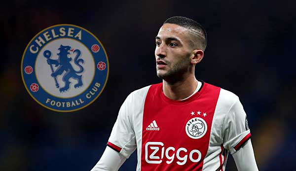 45 Millionen Euro: Hakim Ziyechs Wechsel von Ajax zu Chelsea soll unter Dach und Fach sein.