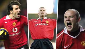 Die Rückennummer 10 darf nicht jeder Spieler tragen, erst recht nicht bei Manchester United. Wer gesellte sich zu Namen wie Wayne Rooney und David Beckham? Wir stellen alle United-Zehner der letzten 30 Jahre vor.
