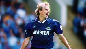 STURM - Jürgen Klinsmann (Tottenham Hotspur von 1994 bis 1995 und 1998).