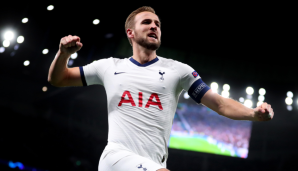PLATZ 10 - HARRY KANE (Tottenham Hotspur): 6 Tore zwischen 2015 und 2019