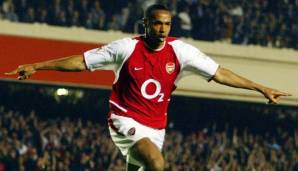 Platz 2: u.a. Thierry Henry (8, 2000-2007 für Arsenal)