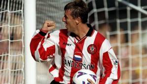 Platz 9: u.a. Matthew Le Tissier (5, 1996-1999 für Southampton)