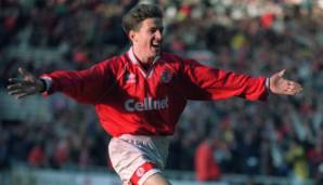 Platz 17: u.a. Juninho (4, 1997-2004 für Middlesbrough)