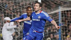 Platz 17: u.a. Frank Lampard (4, 1999-2011 für West Ham United, Chelsea)