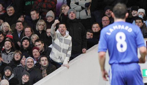 Kehrte Frank Lampard im Trikot des FC Chelsea zu West Ham zurück, wurde er von deren Fans beleidigt.