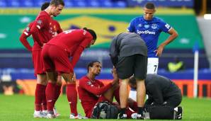 Joel Matip verletzte sich im Spiel gegen Everton.