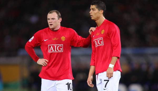 Wayne Rooney und Cristiano Ronaldo spielten gemeinsam für Manchester United.