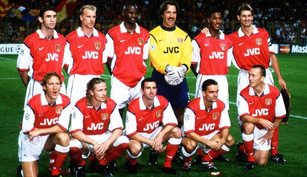 Arsenals Startelf im Jahr 1998: Legenden, soweit das Auge reicht.