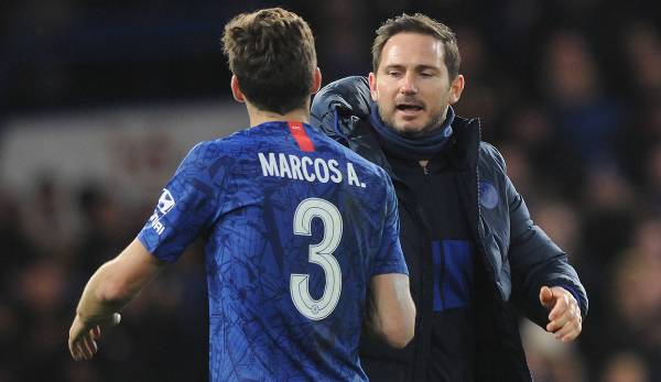Chelsea-Manager Frank Lampard soll sich mit Marcos Alonso verkracht haben. Wird der Spanier das Team noch kurzfristig verlassen?